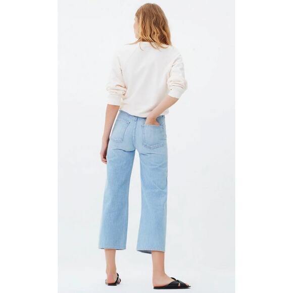 Citizens of Humanity - Sacha High Rise Wide Leg - Laguna Stripe - Picture 2 of 3